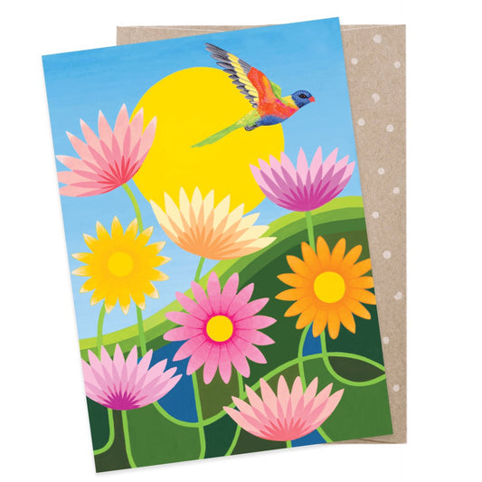 EARTH GREETINGS- Fly- Greeting Card