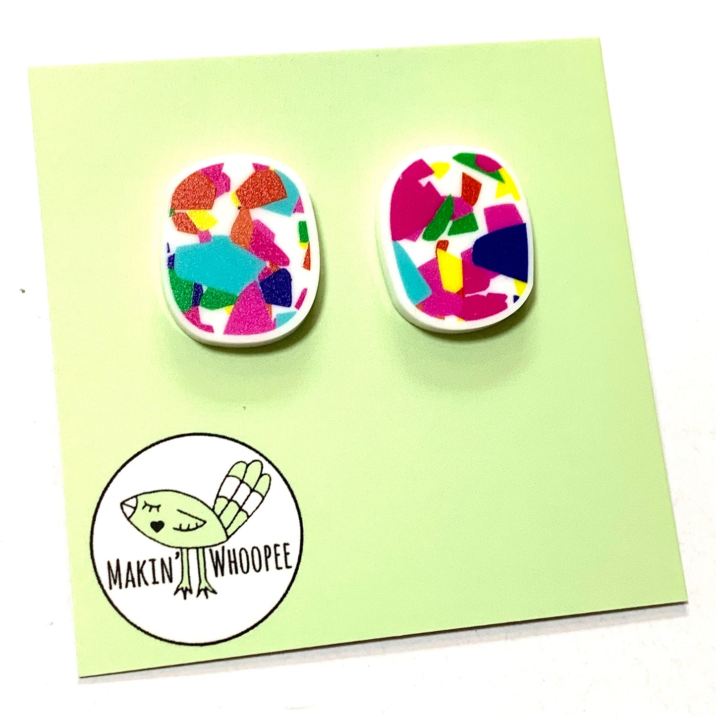 MAKIN' WHOOPEE - "Collage"- Chunky Studs- Squircles