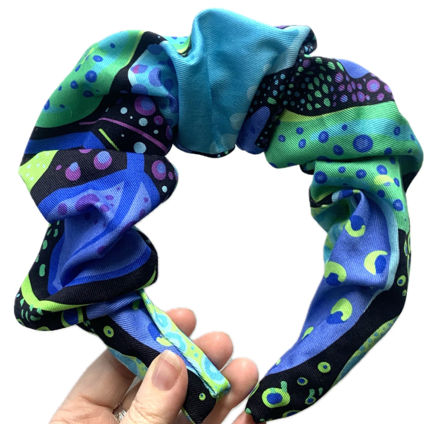 MAKIN WHOOPEE - JUMBO SCRUNCHIE HEADBANDS- Rays