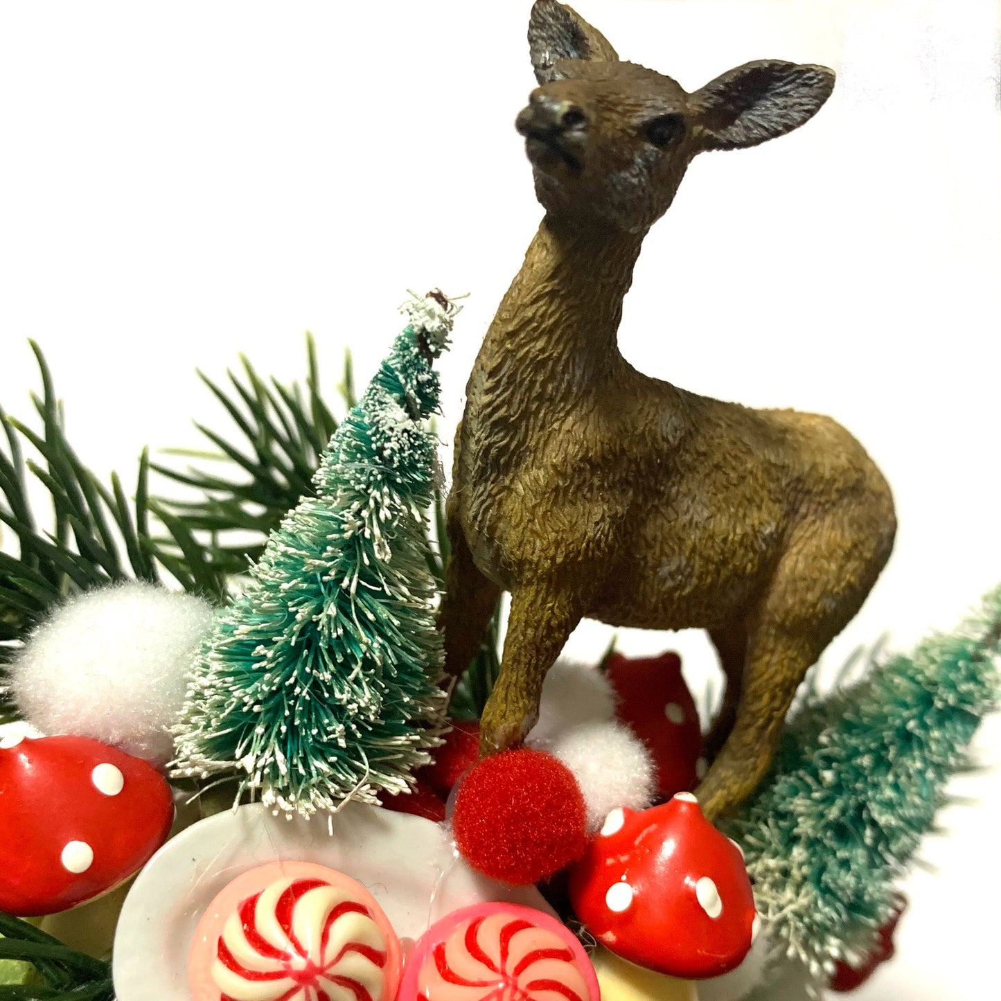 THIS BIRD HAS FLOWN- "WOODLAND DEER" MEDIUM CHRISTMAS HEADBAND