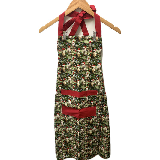 MUMMA WHOOPEE - "Christmas Kookaburras" Christmas Apron