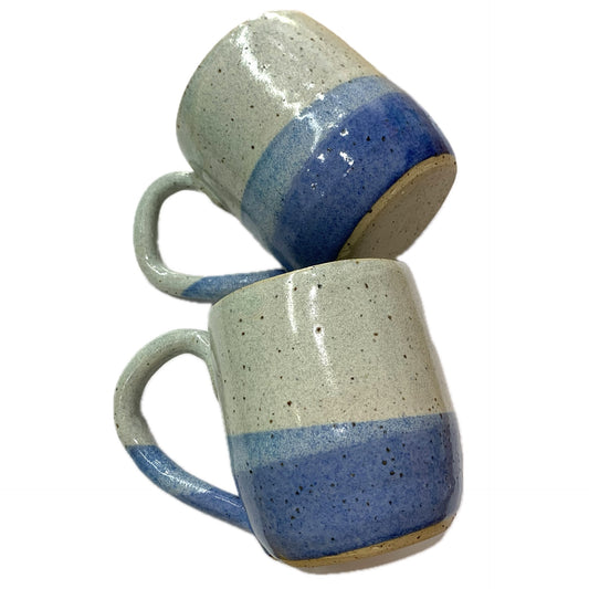 EARTH BY HAND- Blue Gradient Glazed Mugs