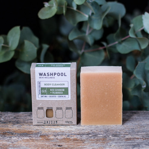 WASHPOOL SUPPLY CO- Rose Geranium & Palmarosa Goat's Milk Soap Bar