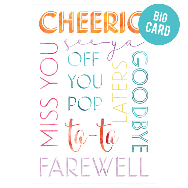 CANDLE BARK CREATIONS - BIG CHEERIO- Jumbo Gift Card