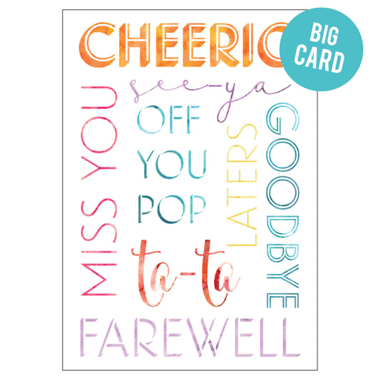 CANDLE BARK CREATIONS - BIG CHEERIO- Jumbo Gift Card