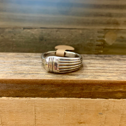 MOLLY MADE - Silverware Ring- Handle #1- Lines