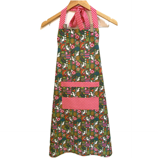 MUMMA WHOOPEE - "Green Australiana" Christmas Apron