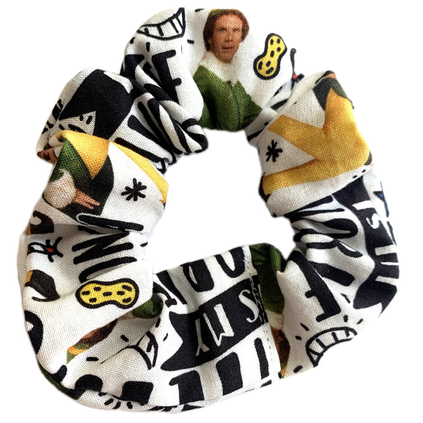 MUMMA WHOOPEE - Regular "Buddy the Elf"- Christmas Scrunchies