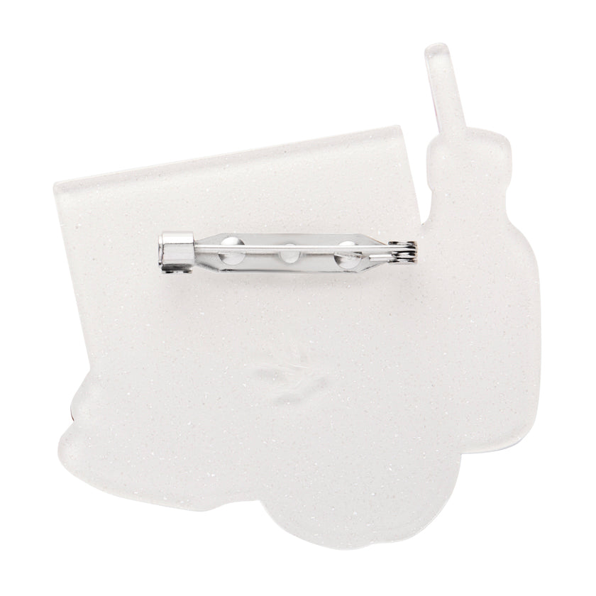 ERSTWILDER - "Midnight Snack Station" Brooch - MERRY MENAGERIE- CHRISTMAS COLLECTION