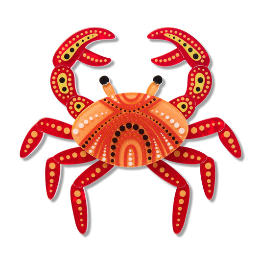 ERSTWILDER - "Karntat" (Crab) Brooch - BROOKE SUTTON COLLECTION