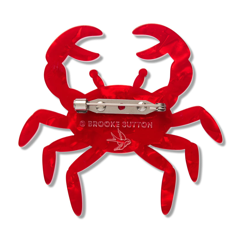 ERSTWILDER - "Karntat" (Crab) Brooch - BROOKE SUTTON COLLECTION