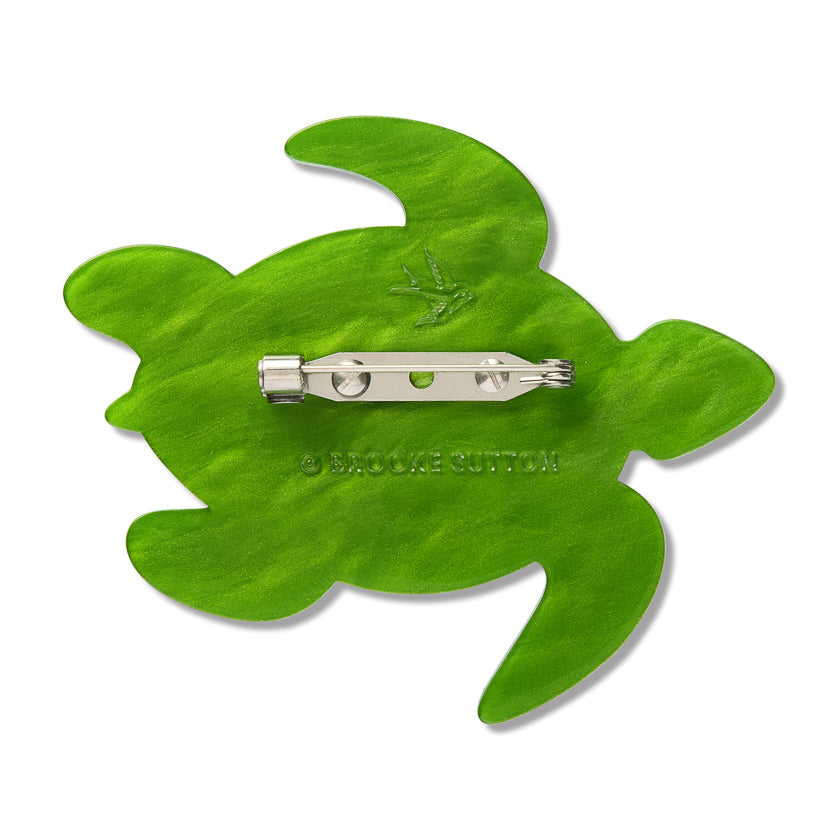 ERSTWILDER - "Yaunati" (Turtle) Brooch - BROOKE SUTTON COLLECTION