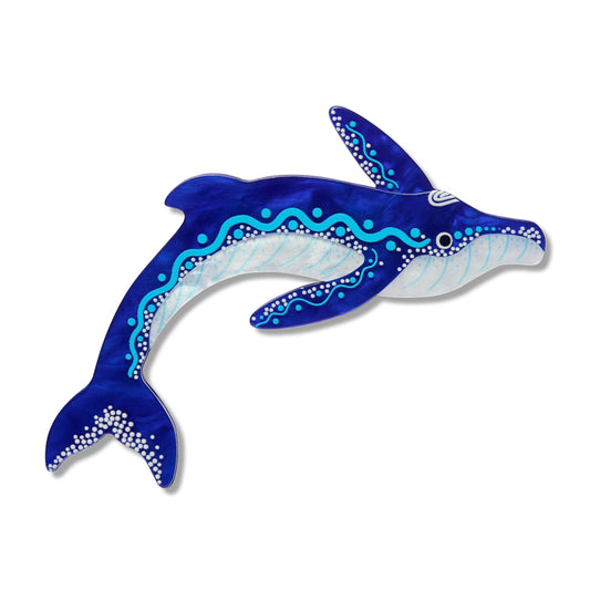 ERSTWILDER - "Yuan Thirrin" (Whale) Brooch - BROOKE SUTTON COLLECTION
