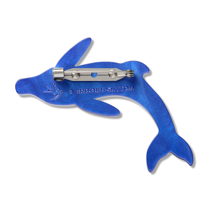 ERSTWILDER - "Yuan Thirrin" (Whale) Brooch - BROOKE SUTTON COLLECTION