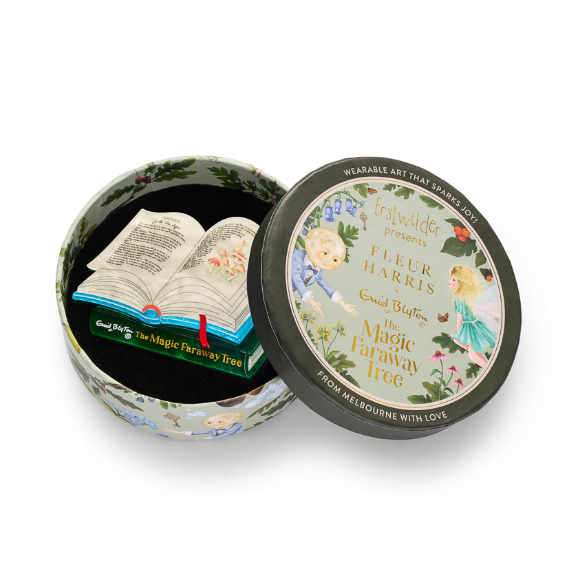 ERSTWILDER - "The Magic Faraway Tree Book" Brooch - Fleur Harris x Enid Blyton - THE MAGIC FARAWAY TREE