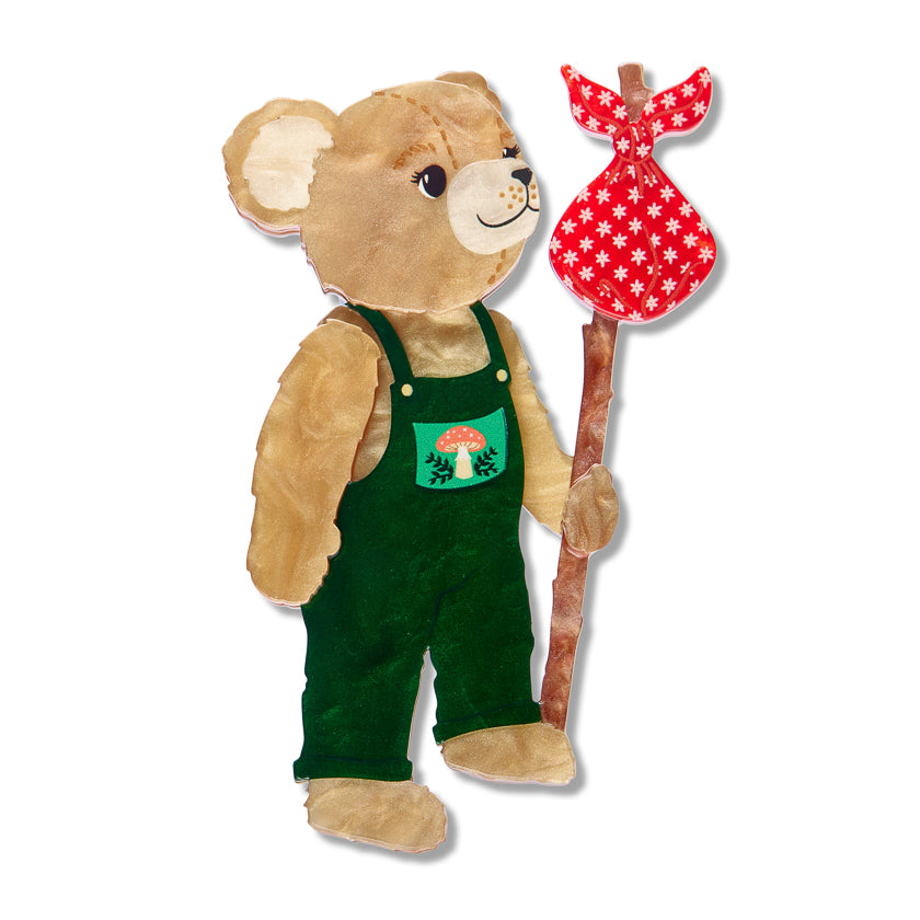 ERSTWILDER - "Bear's Adventures" Brooch - Fleur Harris x Enid Blyton - THE MAGIC FARAWAY TREE