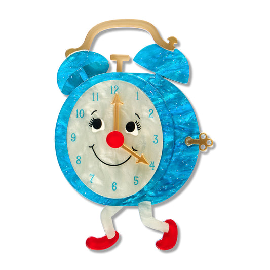 ERSTWILDER - "Silky's Clock" Brooch - Fleur Harris x Enid Blyton - THE MAGIC FARAWAY TREE