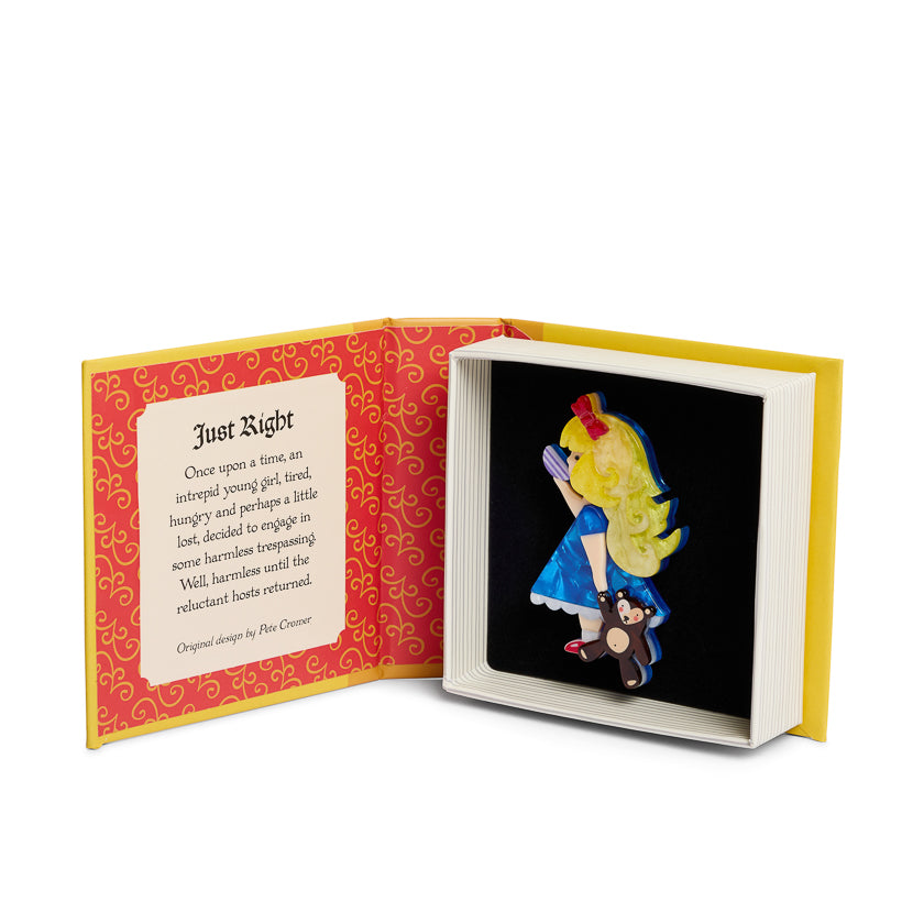 ERSTWILDER - "Just Right" Brooch - Pete Cromer Fairy Tales: Part 2