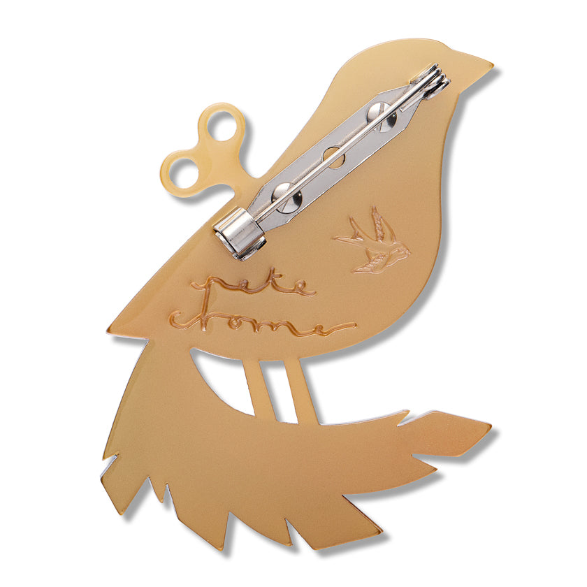 ERSTWILDER - "The Wind Up" Brooch - Pete Cromer Fairy Tales: Part 2