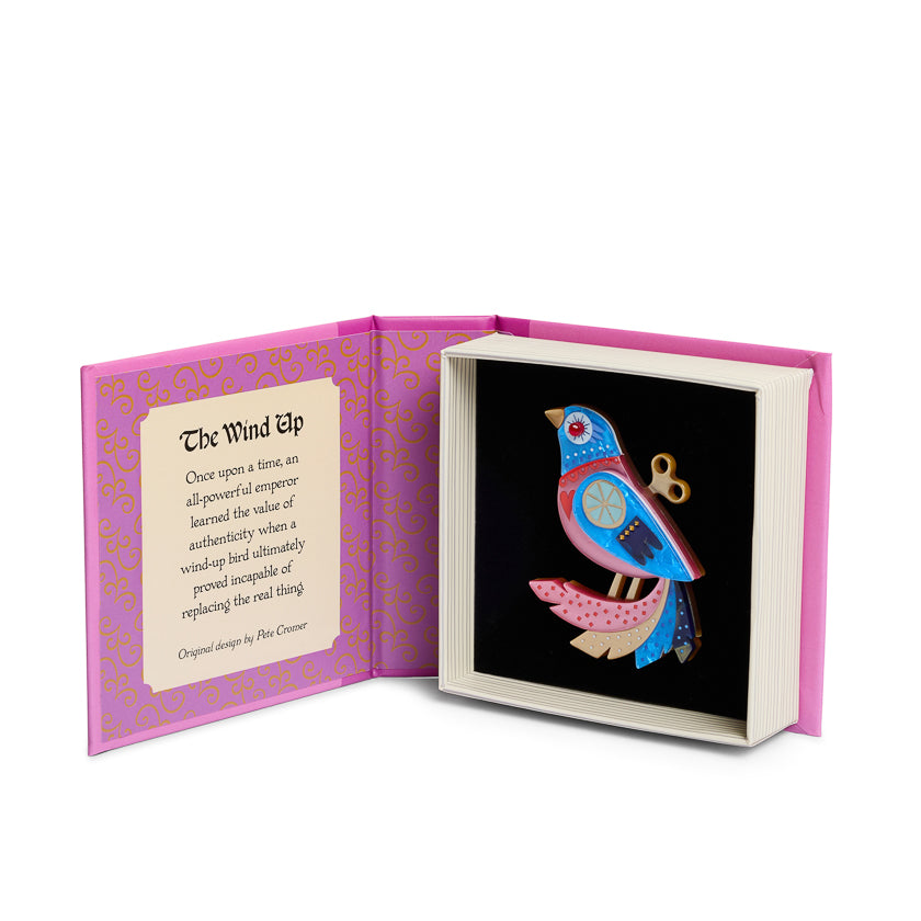 ERSTWILDER - "The Wind Up" Brooch - Pete Cromer Fairy Tales: Part 2