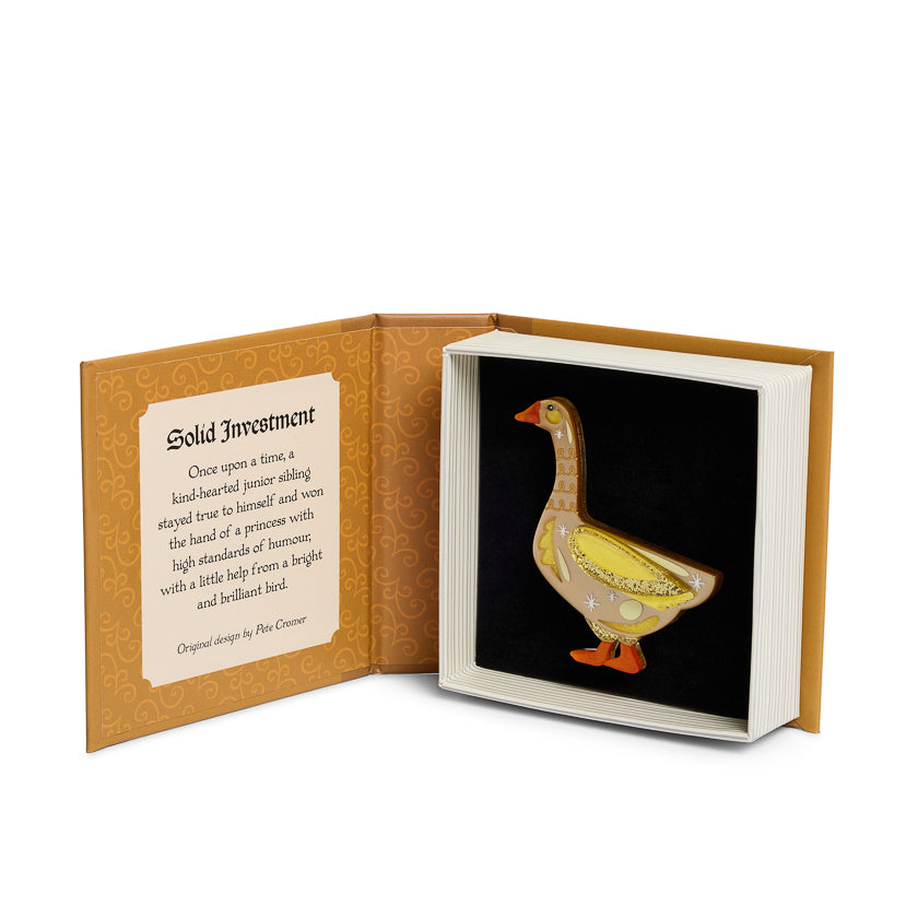 ERSTWILDER - "Solid Investment" Brooch - Pete Cromer Fairy Tales: Part 2