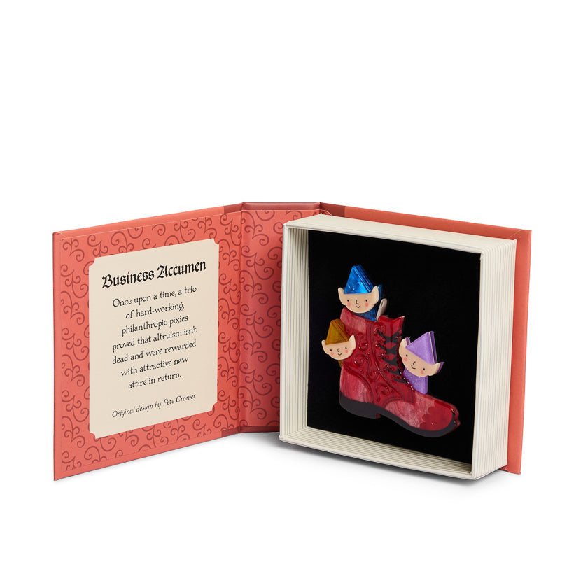 ERSTWILDER - "Business Acumen" Brooch - Pete Cromer Fairy Tales: Part 2