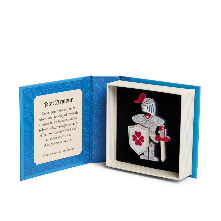 ERSTWILDER - "Plot Armour" Brooch - Pete Cromer Fairy Tales: Part 2