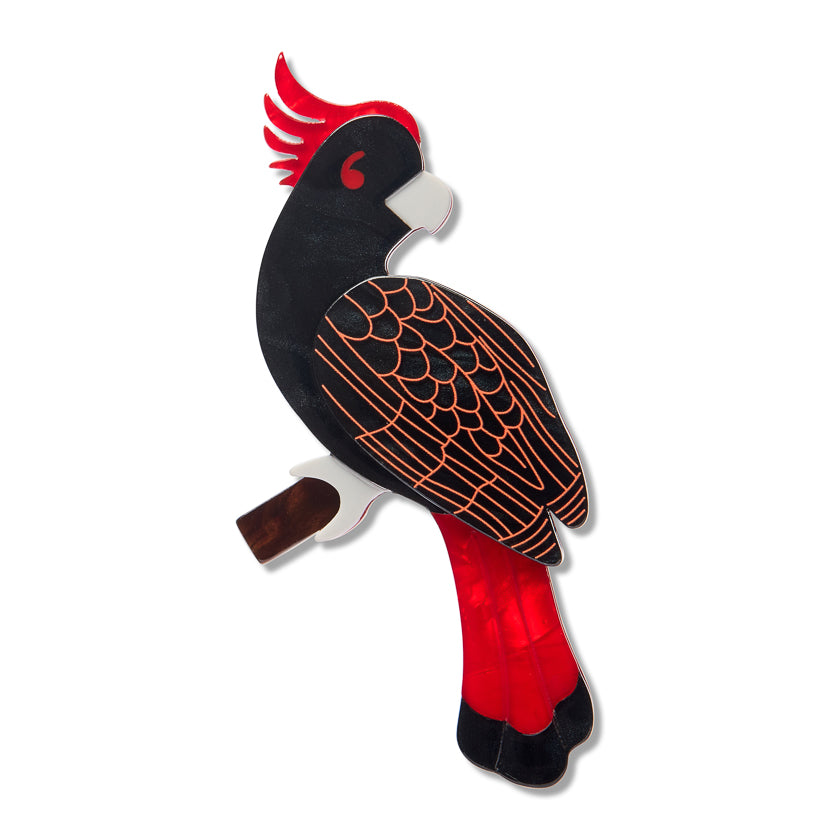 ERSTWILDER - "Carnaboo the Cockatoo" Brooch - 15th Birthday Fan Favourites