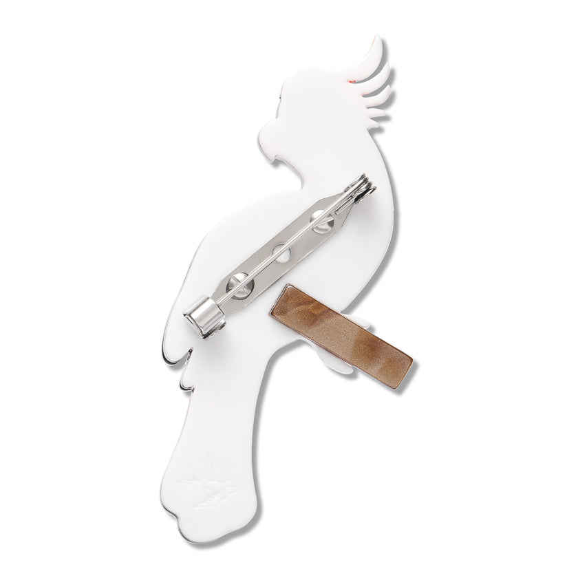 ERSTWILDER - "Carnaboo the Cockatoo" Brooch - 15th Birthday Fan Favourites