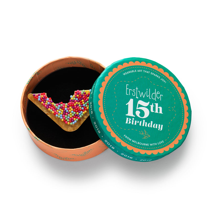 ERSTWILDER - "Fairy Bread" Brooch - 15th Birthday Fan Favourites