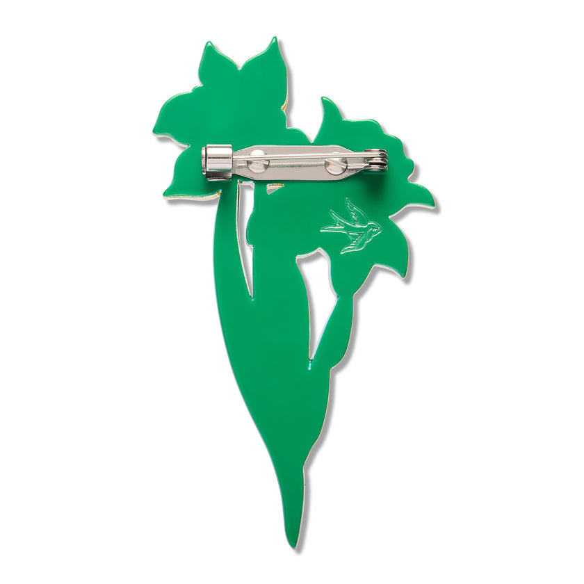 ERSTWILDER - "Garden Goddess Daffodil" Brooch - 15th Birthday Fan Favourites