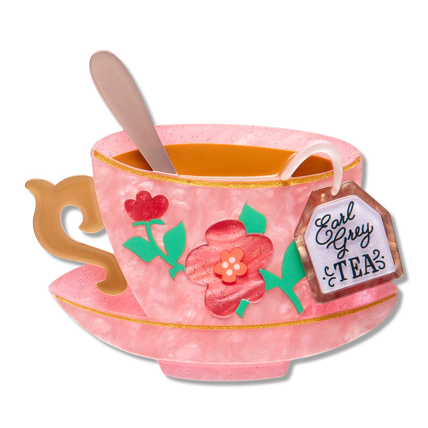 ERSTWILDER - "Fancy a Cuppa" Brooch - 15th Birthday Fan Favourites