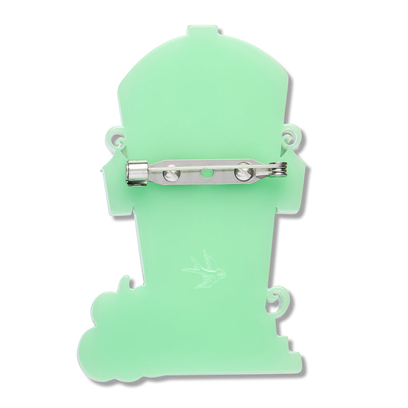 ERSTWILDER - "Knock, Knock" Brooch - Midnight Mischief