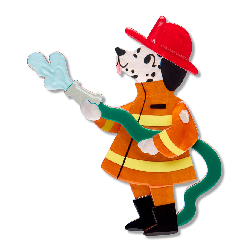 ERSTWILDER - "Fire Chief Spot" Brooch - WILD AT WORK