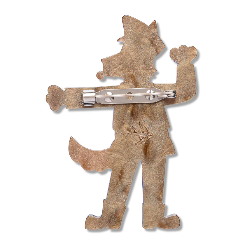 ERSTWILDER - "Officer Wags" Brooch - WILD AT WORK