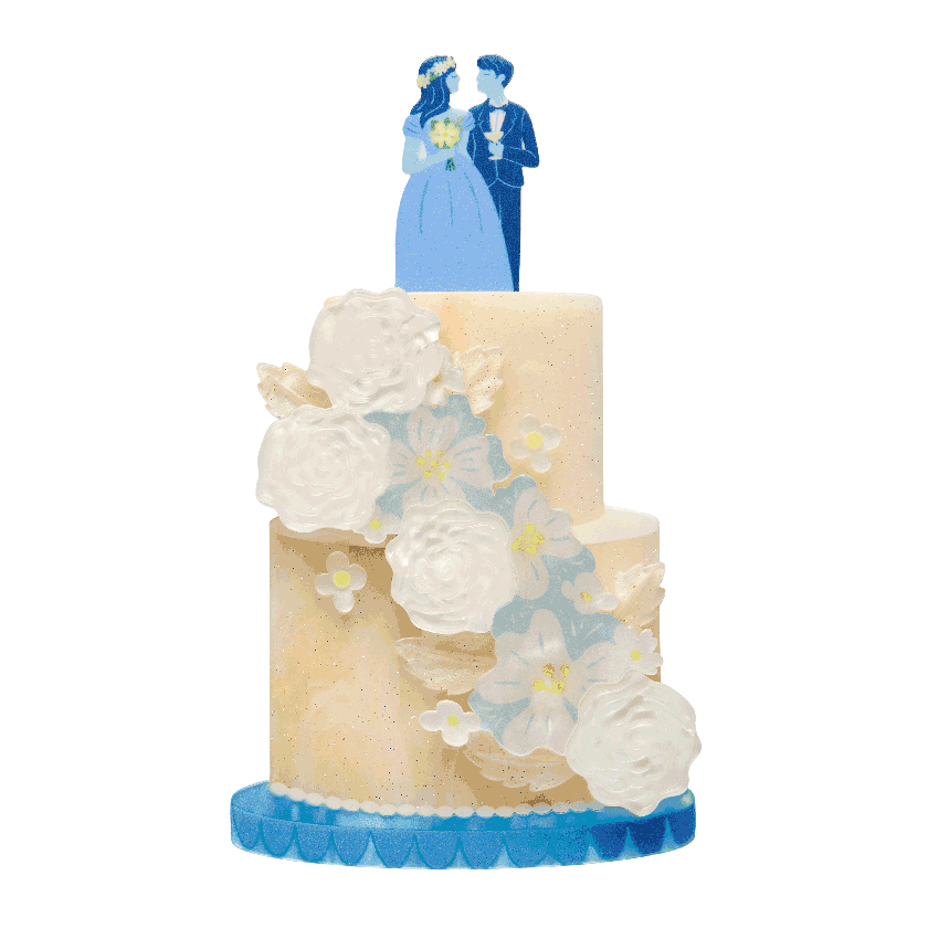 ERSTWILDER - "LOVE ON TOP" Brooch - CELEBRATIONS