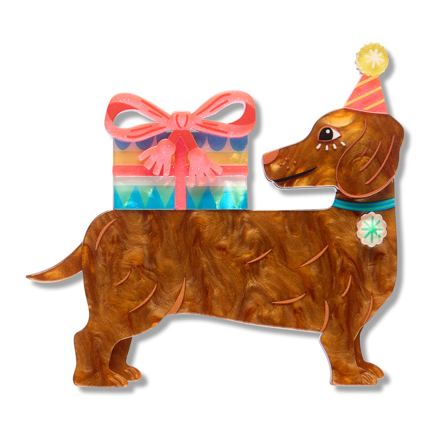 ERSTWILDER - "PRESENT COMPANY" Brooch - CELEBRATIONS