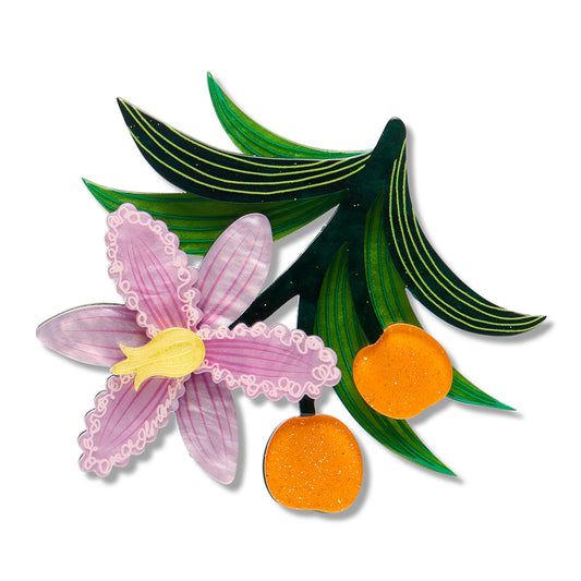 ERSTWILDER - "Wombat Berry" Brooch - ROYAL BOTANIC GARDENS VICTORIA
