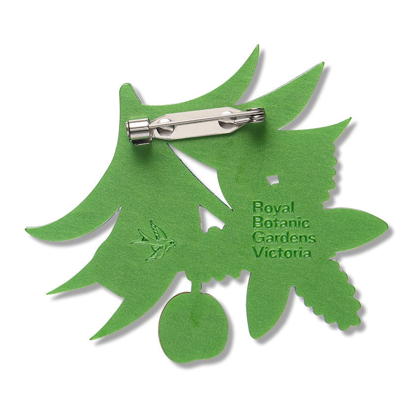 ERSTWILDER - "Wombat Berry" Brooch - ROYAL BOTANIC GARDENS VICTORIA