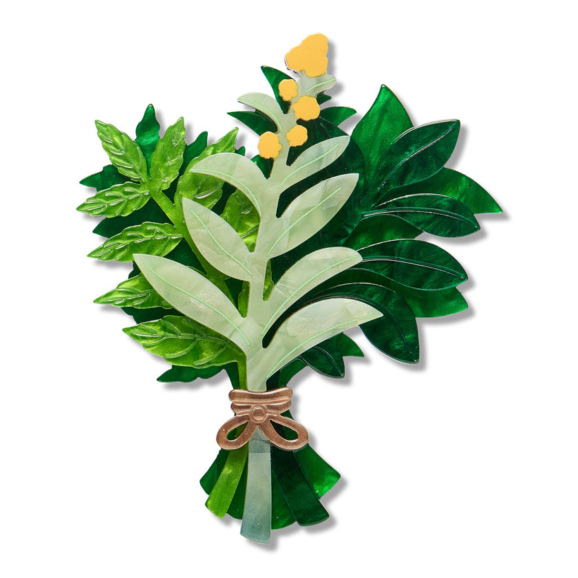 ERSTWILDER - "Herbarium Bundle" Brooch - ROYAL BOTANIC GARDENS VICTORIA