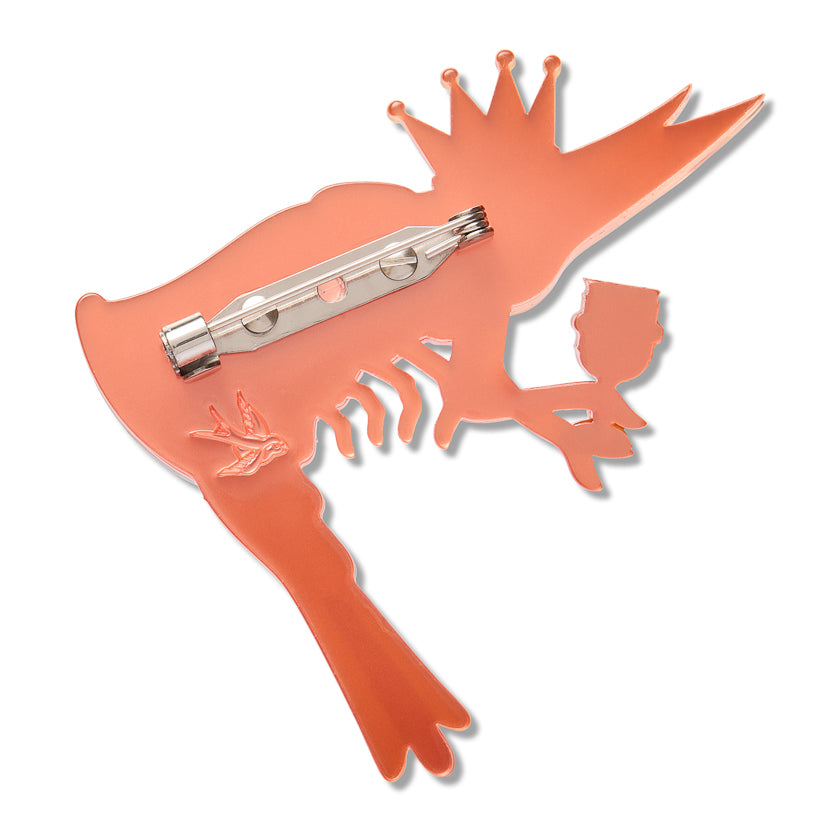 ERSTWILDER - "Pascal the King Prawn" Brooch - Pascals Prawn Parade