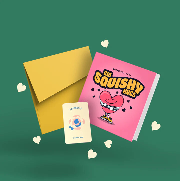 PAPERNEST - "Big Squishy Hugs" Greeting Card