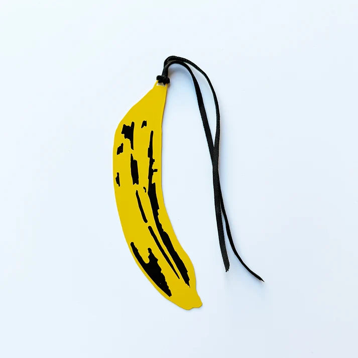 DENZ & CO -Banana Bookmark in Black and Yellow