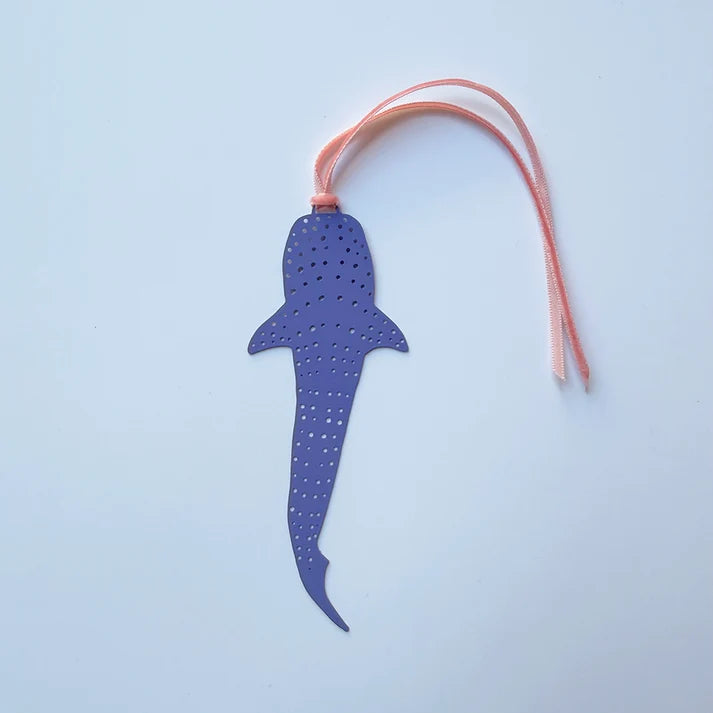 DENZ & CO - Whale Shark Bookmark in Denim