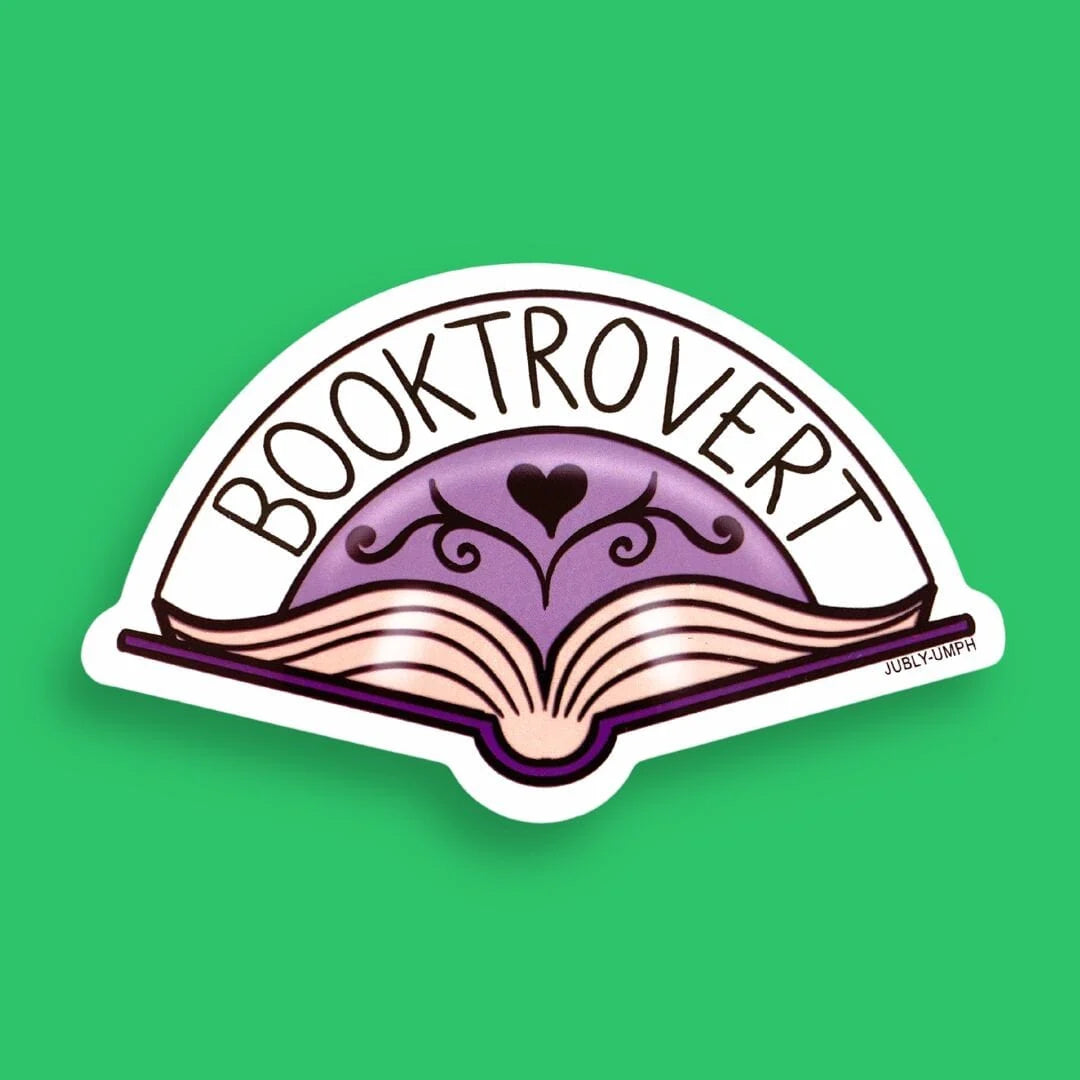 JUBLY-UMPH - "Booktrovert" - Sticker