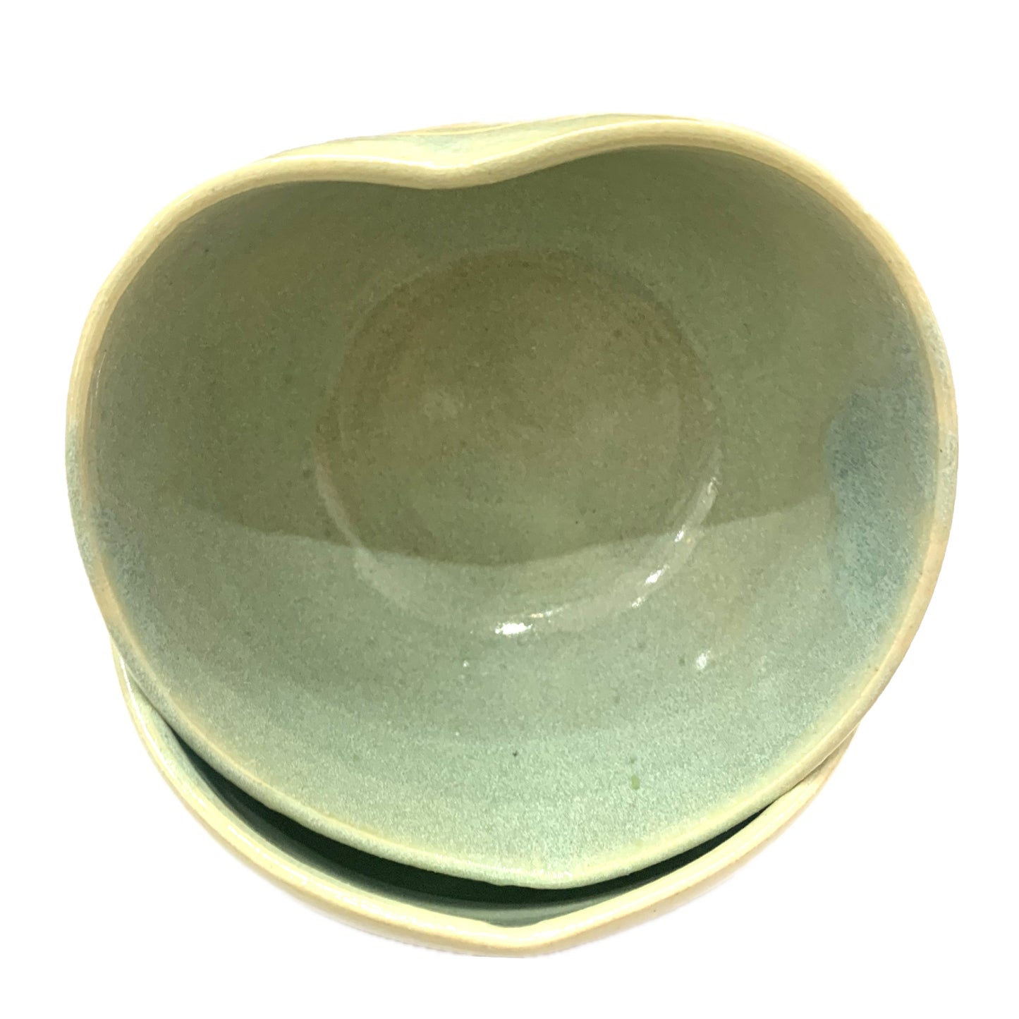 EARTH BY HAND- Heart Dishes- Pale Blue