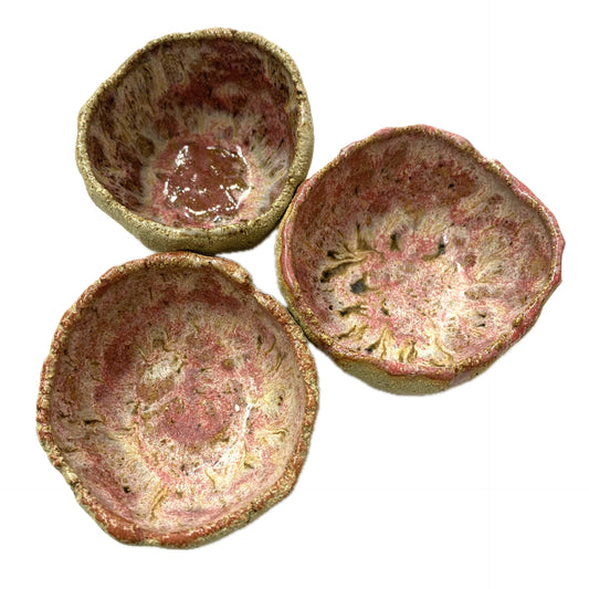 POTTERESS BY ALICIA - Small Bowl Sets- Pink #1