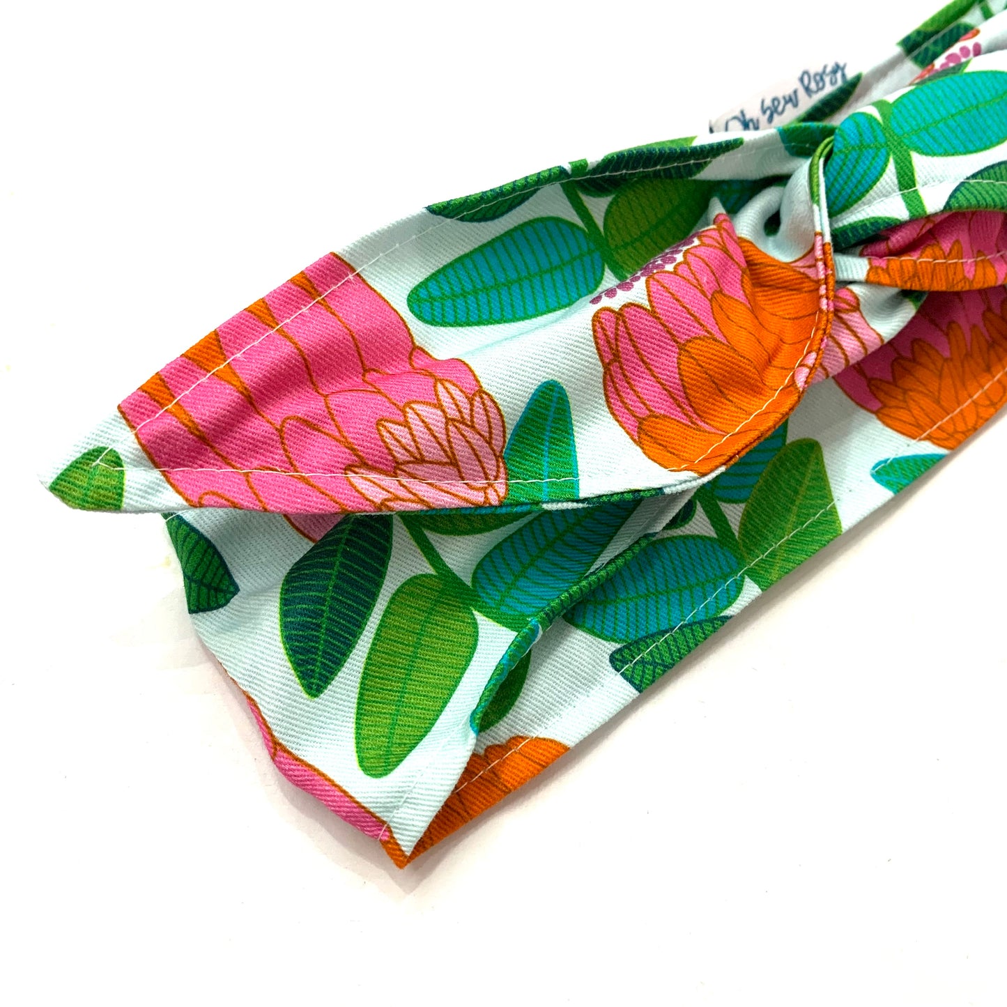 OH SEW ROSY: WIRE HEADBAND - Proteas (Jocelyn Proust Fabric)