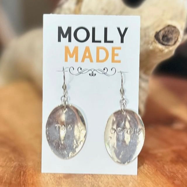 MOLLY MADE- "Too Deadly" Spoon Earrings