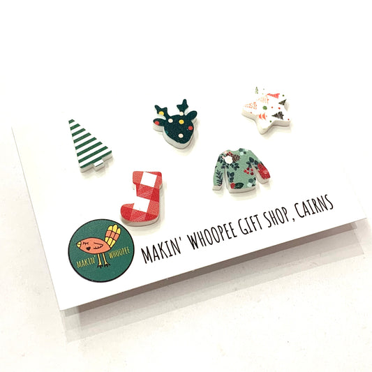 MAKIN' WHOOPEE - "Mix & Match #1"- CHRISTMAS 5x STUD PACK